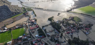 KOZAN’DA SEL FELAKETİ HAVADAN GÖRÜNTÜLENDİ: HASAR BÜYÜK