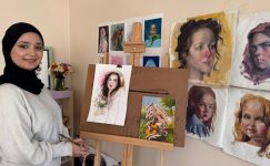 SAVAŞIN İZLERİ TUVALDE DİRENİŞE DÖNÜŞTÜ: GENÇ RESSAM KADINLARIN ACISINI SANATA TAŞIYOR