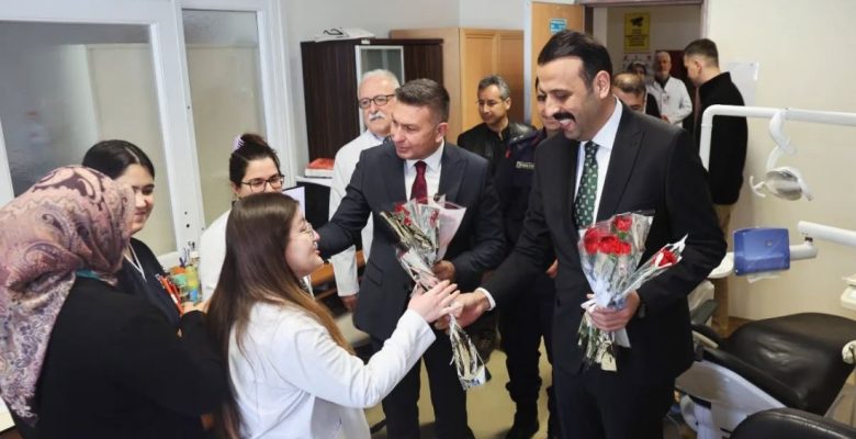 KARAİSALI BELEDİYE BAŞKANI BEKİR ŞİMŞEK’TEN SAĞLIK ÇALIŞANLARINA 14 MART ZİYARETİ