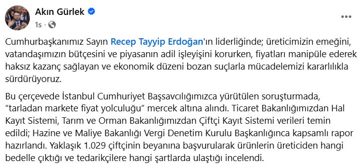 22 İLDE FAHİŞ FİYAT OPERASYONU! MERSİN’DE LİSTEDE