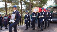 GİRNE AÇIKLARINDAKİ GEMİ KAZASINDA HAYATINI KAYBEDEN UZMAN ÇAVUŞ SON YOLCULUĞUNA UĞURLANDI